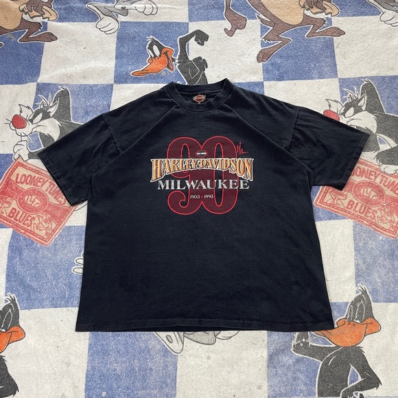 Harley-Davidson Other - Vintage Harley 90th anniversary tee